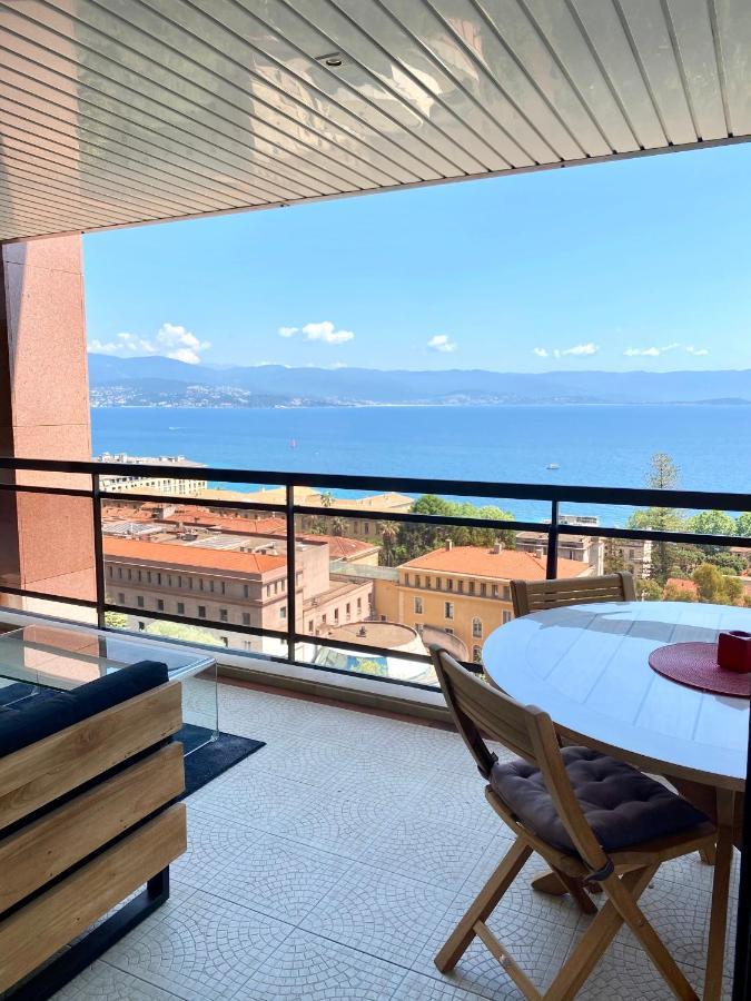 Grand T2 Standing Ajaccio Proche Centre Et Plages Vue Panoramique Parking Prive Exteriör bild