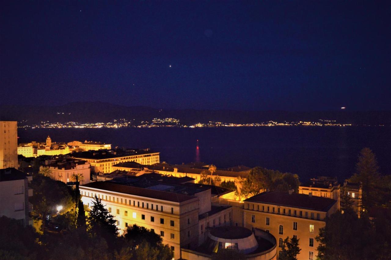 Grand T2 Standing Ajaccio Proche Centre Et Plages Vue Panoramique Parking Prive Exteriör bild
